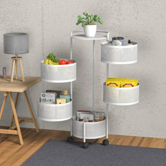 Rotating Storage Shelves Rack for Kitchen（new）